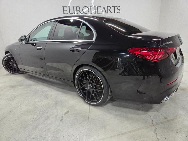 Ｃクラス Ｃ２００アバンギャルド　新品Ｃ６３ＳＥ仕様エアロ＆グリル＆２０インチＡＷ＆新品Ｈ＆Ｒダウンサス　Ｃ６３ＳＥサイドスカート　３６０°カメラ　新品タイヤ　新品４本出しマフラーカッター　黒ハーフレザーシート（6枚目）