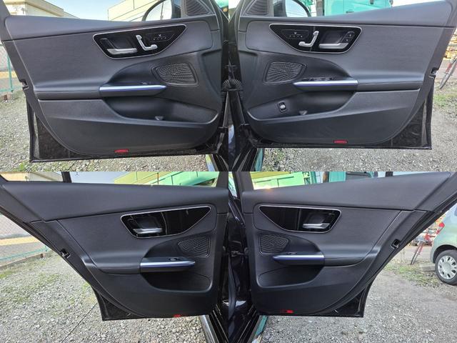 Ｃクラス Ｃ２００アバンギャルド　新品Ｃ６３ＳＥ仕様エアロ＆グリル＆２０インチＡＷ＆新品Ｈ＆Ｒダウンサス　Ｃ６３ＳＥサイドスカート　３６０°カメラ　新品タイヤ　新品４本出しマフラーカッター　黒ハーフレザーシート（13枚目）