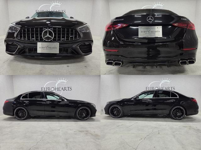 Ｃクラス Ｃ２００アバンギャルド　新品Ｃ６３ＳＥ仕様エアロ＆グリル＆２０インチＡＷ＆新品Ｈ＆Ｒダウンサス　Ｃ６３ＳＥサイドスカート　３６０°カメラ　新品タイヤ　新品４本出しマフラーカッター　黒ハーフレザーシート（19枚目）
