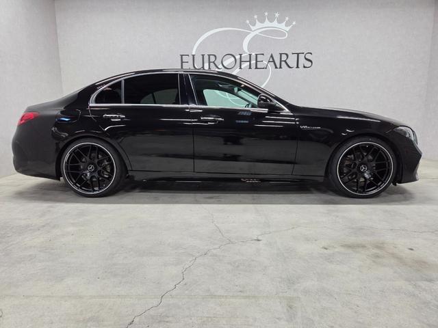 Ｃクラス Ｃ２００アバンギャルド　新品Ｃ６３ＳＥ仕様エアロ＆グリル＆２０インチＡＷ＆新品Ｈ＆Ｒダウンサス　Ｃ６３ＳＥサイドスカート　３６０°カメラ　新品タイヤ　新品４本出しマフラーカッター　黒ハーフレザーシート（47枚目）