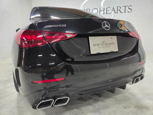 Ｃクラス Ｃ２００アバンギャルド　新品Ｃ６３ＳＥ仕様エアロ＆グリル＆２０インチＡＷ＆新品Ｈ＆Ｒダウンサス　Ｃ６３ＳＥサイドスカート　３６０°カメラ　新品タイヤ　新品４本出しマフラーカッター　黒ハーフレザーシート（65枚目）
