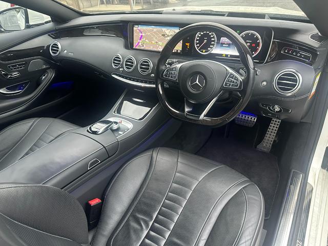 Ｓクラス Ｓ５５０　クーペ　ＡＭＧライン　新品Ｓ６３仕様バンパー！新品Ｓ６３仕様リアディフューザー！４本出しマフラーカッター！パナメリカーナグリル！２２インチハイパーフォージド！ＡＭＧ純正フロントバッジ！ダイヤモンドホワイト！ロワリングキット（4枚目）