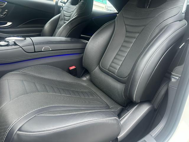 Ｓクラス Ｓ５５０　クーペ　ＡＭＧライン　新品Ｓ６３仕様バンパー！新品Ｓ６３仕様リアディフューザー！４本出しマフラーカッター！パナメリカーナグリル！２２インチハイパーフォージド！ＡＭＧ純正フロントバッジ！ダイヤモンドホワイト！ロワリングキット（36枚目）