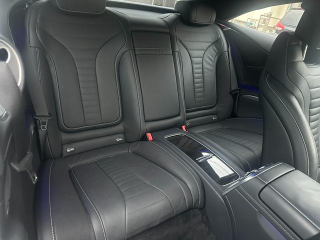 Ｓクラス Ｓ５５０　クーペ　ＡＭＧライン　新品Ｓ６３仕様バンパー！新品Ｓ６３仕様リアディフューザー！４本出しマフラーカッター！パナメリカーナグリル！２２インチハイパーフォージド！ＡＭＧ純正フロントバッジ！ダイヤモンドホワイト！ロワリングキット（37枚目）