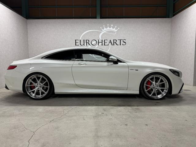Ｓクラス Ｓ５５０　クーペ　ＡＭＧライン　新品Ｓ６３仕様バンパー！新品Ｓ６３仕様リアディフューザー！４本出しマフラーカッター！パナメリカーナグリル！２２インチハイパーフォージド！ＡＭＧ純正フロントバッジ！ダイヤモンドホワイト！ロワリングキット（59枚目）