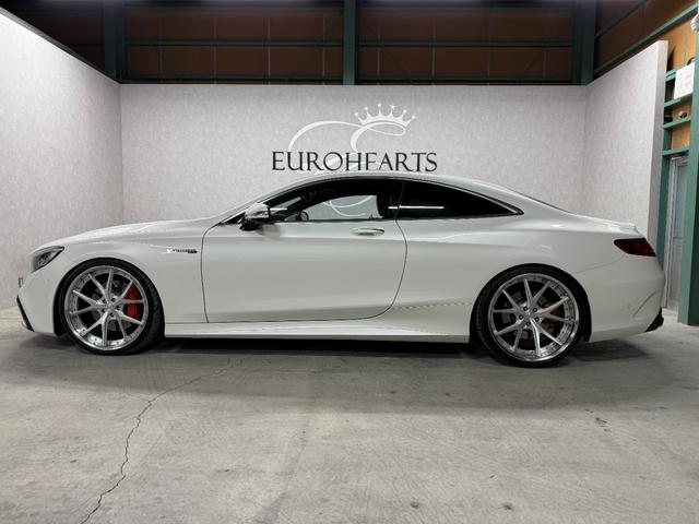 Ｓクラス Ｓ５５０　クーペ　ＡＭＧライン　新品Ｓ６３仕様バンパー！新品Ｓ６３仕様リアディフューザー！４本出しマフラーカッター！パナメリカーナグリル！２２インチハイパーフォージド！ＡＭＧ純正フロントバッジ！ダイヤモンドホワイト！ロワリングキット（61枚目）