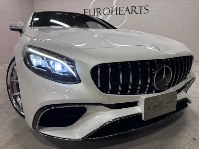 Ｓクラス Ｓ５５０　クーペ　ＡＭＧライン　新品Ｓ６３仕様バンパー！新品Ｓ６３仕様リアディフューザー！４本出しマフラーカッター！パナメリカーナグリル！２２インチハイパーフォージド！ＡＭＧ純正フロントバッジ！ダイヤモンドホワイト！ロワリングキット（65枚目）