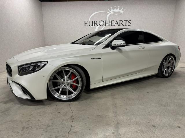 Ｓクラス Ｓ５５０　クーペ　ＡＭＧライン　新品Ｓ６３仕様バンパー！新品Ｓ６３仕様リアディフューザー！４本出しマフラーカッター！パナメリカーナグリル！２２インチハイパーフォージド！ＡＭＧ純正フロントバッジ！ダイヤモンドホワイト！ロワリングキット（71枚目）