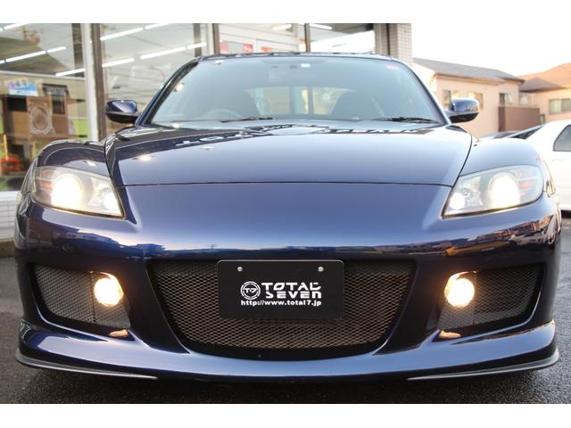 ＲＸ－８ タイプＳ　タイプＳ　前期型　マツダスピードフルエアロ　走行距離６７８４９ｋｍ　Ｒ　Ｍａｇｉｃマフラー　純正ナビ　希少色（4枚目）