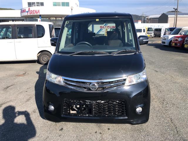 ルークス ハイウェイスターターボ ETC 両側電動スライドドア ナビ TV HID スマートキー ベンチシート CVT 盗難防止システム ABS CD アルミホイール 衝突安全ボディ エアコン パワーステアリング パワーウィンドウ(2枚目)