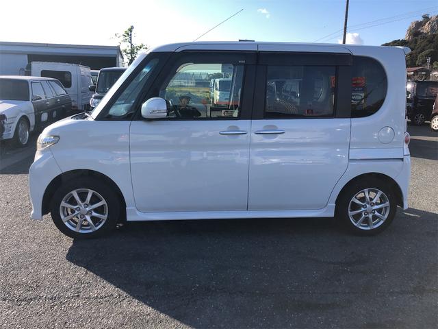 タント カスタムＸ　電動スライドドア　ナビ　ＨＩＤ　スマートキー　シートヒーター　ベンチシート　ＡＴ　盗難防止システム　ＡＢＳ　ＣＤ　ＵＳＢ　ミュージックプレイヤー接続可　Ｂｌｕｅｔｏｏｔｈ　アルミホイール（7枚目）