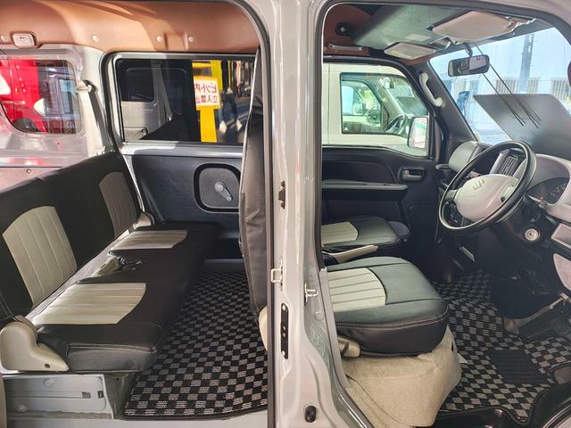 エブリイ ＰＣ　クールライダー　ヘッドマーク　リアゲートパネル　サイド窓パネル　１４インチデイトナホイール　ホワイトリボン　内装ペイント　シートカバー　キーレス（5枚目）