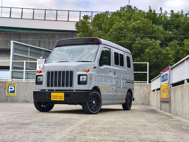 エブリイ ＰＣ　クールライダー　ヘッドマーク　リアゲートパネル　サイド窓パネル　１４インチデイトナホイール　ホワイトリボン　内装ペイント　シートカバー　キーレス（8枚目）