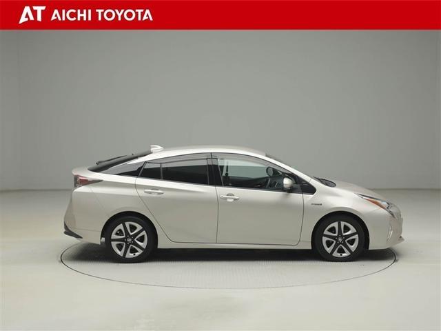 プリウス Aツーリングセレクション ドラレコ付き スマキー イモビライザー バックモニター 1オーナ クルコン LEDヘッドライト DVD視聴可 ETC ナビTV メモリーナビゲーション 横滑り防止機能 キーフリ アルミ AAC AUX(7枚目)