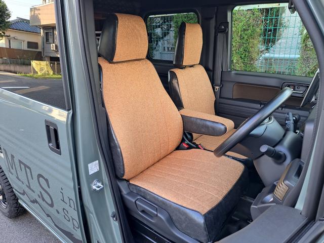 Ｎ－ＶＡＮ ファン・ターボ　Ｍ．Ｔ．Ｓ．Ｉｎｔｅｒｉｏｒ　Ｓｐｉｃｅ　デモカー　純正ネイチャー仕様　ＡＬＰＩＮＥ１１型ＮＡＶＩ　ドラレコ付インナーミラー　１インチアップ　純正ルーフキャリア　ＬＥＤマーカーグリル（5枚目）