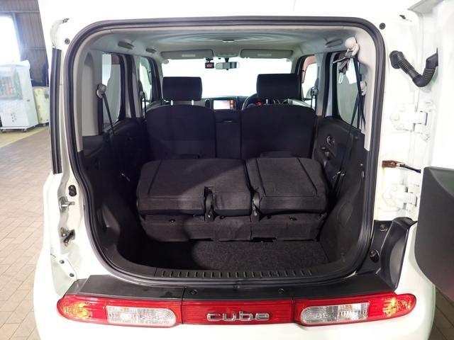 キューブ １５Ｘ　社外ナビ／バックカメラ／フルセグＴＶ／ＥＴＣ車載器／インテリキー／社外１５インチアルミ／社外ＬＥＤヘッドライト／アイドリングストップ／電動格納ミラー／スペアキー有り（24枚目）