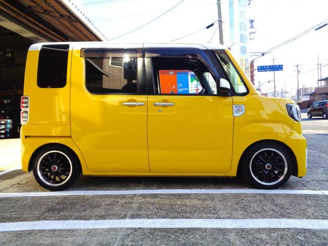 ウェイク X SA ナビTV DVD再生可能 USB入力 バックカメラ ETC パワースライドドア  LEDヘッドライト アイドリングストップ スマートキー プッシュスタート 社外アルミホイール ローダウン 整備・保証付(4枚目)