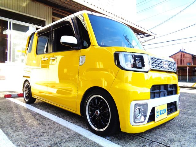 ウェイク X SA ナビTV DVD再生可能 USB入力 バックカメラ ETC パワースライドドア  LEDヘッドライト アイドリングストップ スマートキー プッシュスタート 社外アルミホイール ローダウン 整備・保証付(6枚目)