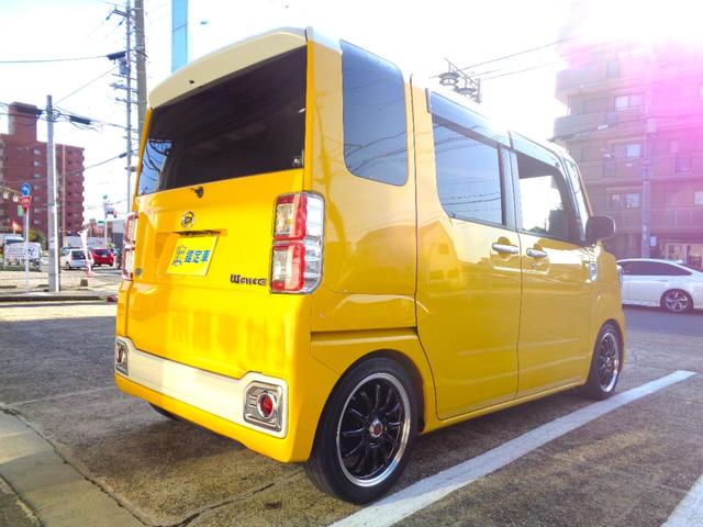 ウェイク X SA ナビTV DVD再生可能 USB入力 バックカメラ ETC パワースライドドア  LEDヘッドライト アイドリングストップ スマートキー プッシュスタート 社外アルミホイール ローダウン 整備・保証付(8枚目)