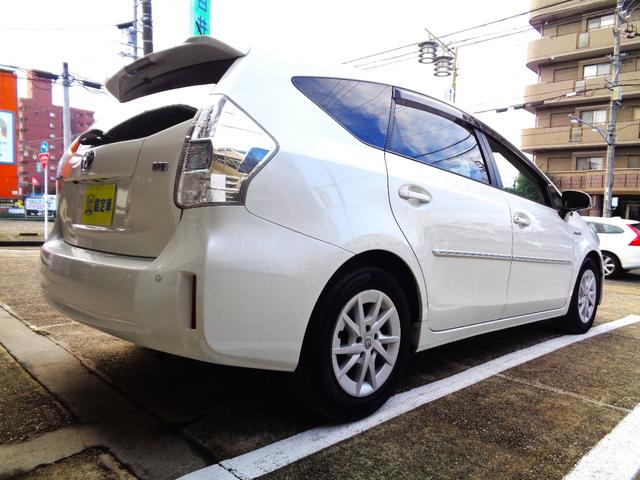 プリウスアルファ S パノラマルーフ 純正8インチナビTV DVD再生可能 Bluetooth バックカメラ LEDヘッド ステアリングスイッチ スマートキー プッシュスタート ETC クリアランスソナー 整備・保証付(8枚目)