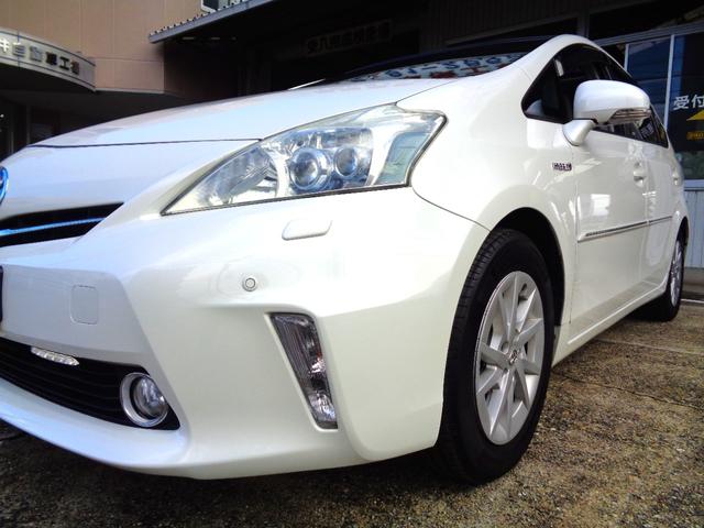 プリウスアルファ S パノラマルーフ 純正8インチナビTV DVD再生可能 Bluetooth バックカメラ LEDヘッド ステアリングスイッチ スマートキー プッシュスタート ETC クリアランスソナー 整備・保証付(66枚目)