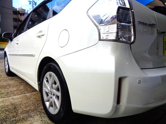 プリウスアルファ S パノラマルーフ 純正8インチナビTV DVD再生可能 Bluetooth バックカメラ LEDヘッド ステアリングスイッチ スマートキー プッシュスタート ETC クリアランスソナー 整備・保証付(73枚目)