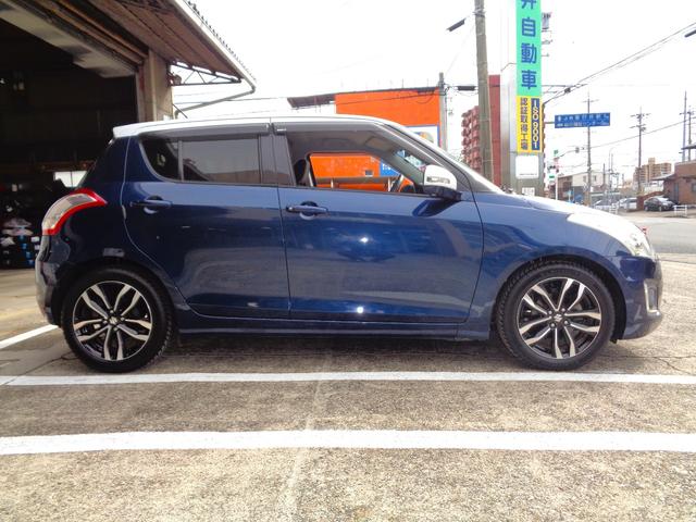 スイフト スタイル-DJE 特別仕様車 ナビTV バックカメラ USB入力 ETC ステアリングスイッチ パドルシフト ハーフレザーシート シートヒーター スマートキー プッシュスタート 盗難防止システム 専用グリル 整備保証付(4枚目)