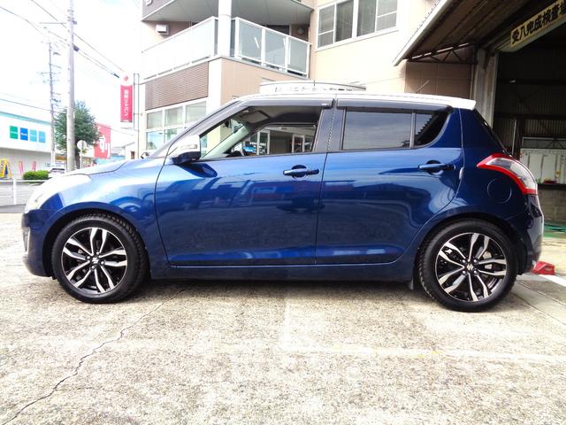 スイフト スタイル-DJE 特別仕様車 ナビTV バックカメラ USB入力 ETC ステアリングスイッチ パドルシフト ハーフレザーシート シートヒーター スマートキー プッシュスタート 盗難防止システム 専用グリル 整備保証付(5枚目)