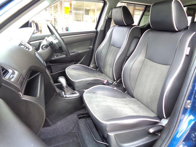 スイフト スタイル-DJE 特別仕様車 ナビTV バックカメラ USB入力 ETC ステアリングスイッチ パドルシフト ハーフレザーシート シートヒーター スマートキー プッシュスタート 盗難防止システム 専用グリル 整備保証付(13枚目)