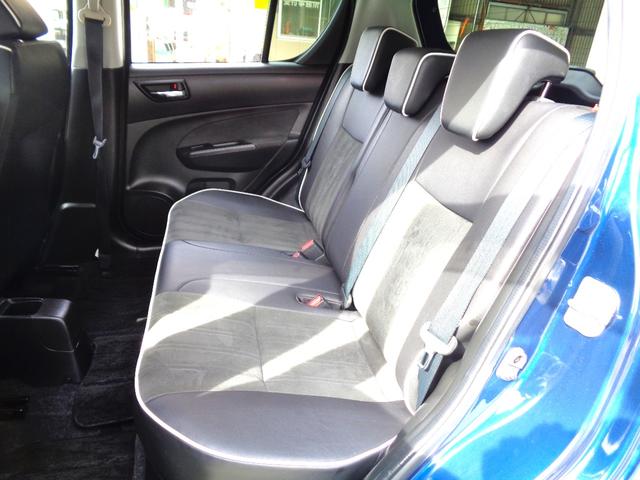 スイフト スタイル-DJE 特別仕様車 ナビTV バックカメラ USB入力 ETC ステアリングスイッチ パドルシフト ハーフレザーシート シートヒーター スマートキー プッシュスタート 盗難防止システム 専用グリル 整備保証付(14枚目)