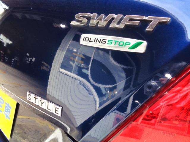 スイフト スタイル-DJE 特別仕様車 ナビTV バックカメラ USB入力 ETC ステアリングスイッチ パドルシフト ハーフレザーシート シートヒーター スマートキー プッシュスタート 盗難防止システム 専用グリル 整備保証付(80枚目)