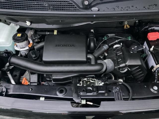 N-BOX L 2年間 走行距離無制限 保証付 ワンオーナー 禁煙車 社外7インチナビ フルセグTV CD Bluetooth 前ドライブレコーダー装備 ETC装備 片側スライドドア シートヒーター(27枚目)