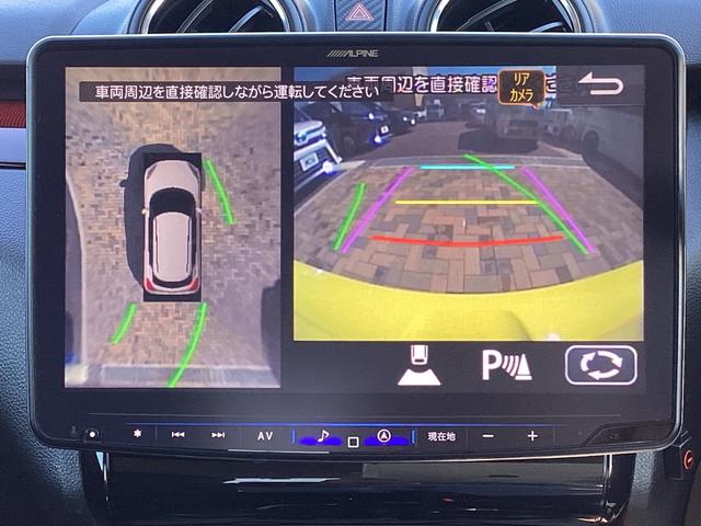 スイフトスポーツ ベースグレード 衝突軽減 アルパイン11型ナビ フルセグ Bluetooth HDMI AppleCarPlay AndroidoAuto 360°カメラ HKS車高調 HKSマフラー Weds16インチアルミ(6枚目)