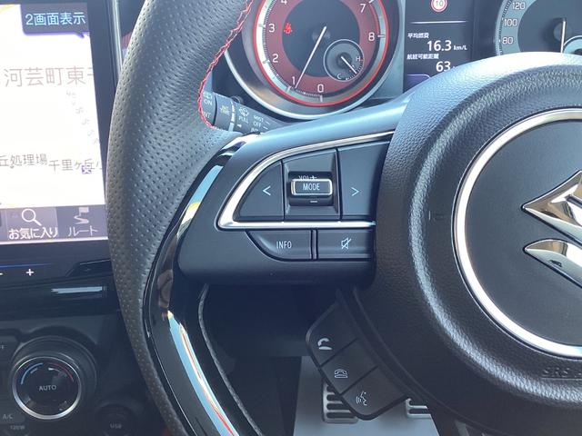 スイフトスポーツ ベースグレード 衝突軽減 アルパイン11型ナビ フルセグ Bluetooth HDMI AppleCarPlay AndroidoAuto 360°カメラ HKS車高調 HKSマフラー Weds16インチアルミ(12枚目)