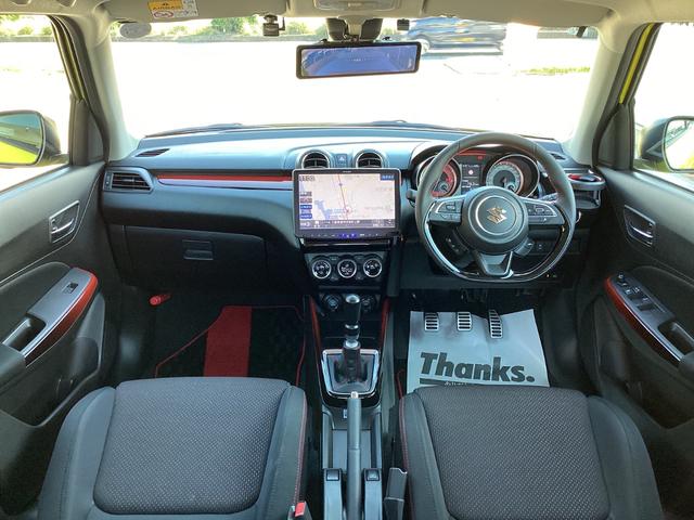 スイフトスポーツ ベースグレード 衝突軽減 アルパイン11型ナビ フルセグ Bluetooth HDMI AppleCarPlay AndroidoAuto 360°カメラ HKS車高調 HKSマフラー Weds16インチアルミ(29枚目)