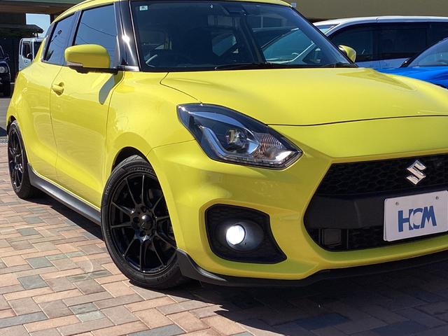スイフトスポーツ ベースグレード 衝突軽減 アルパイン11型ナビ フルセグ Bluetooth HDMI AppleCarPlay AndroidoAuto 360°カメラ HKS車高調 HKSマフラー Weds16インチアルミ(47枚目)
