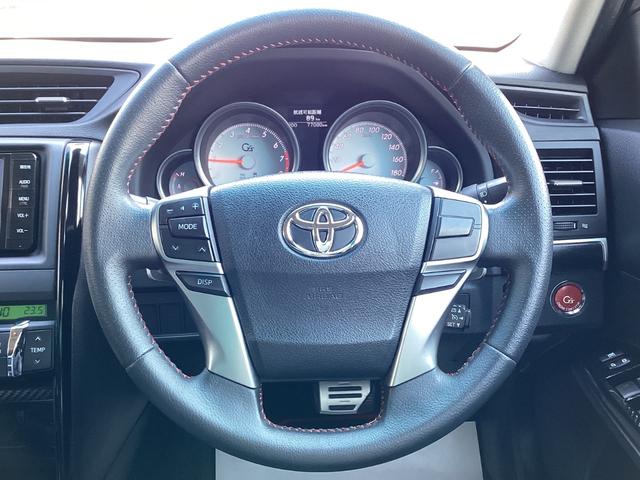 マークＸ ２５０Ｇ　Ｓパッケージ　Ｇ’ｓ　サンルーフ　純正ナビ　フルセグ　Ｂｌｕｅｔｏｏｔｈ　バックガイドモニター　ＨＩＤヘッドライト　フォグライト　ＬＥＤＢＥＡＭ　スマートキー　プッシュスタート　ハーフレザーシート　クルーズコントロール（12枚目）