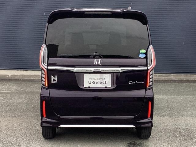 Ｎ－ＢＯＸカスタム Ｌ　１年間　走行距離無制限　保証付　ワンオーナー　禁煙車　７インチナビ　フルセグＴＶ　ＣＤ　Ｂｌｕｅｔｏｏｔｈ　フロアマット装備　純正ホイール装備（4枚目）