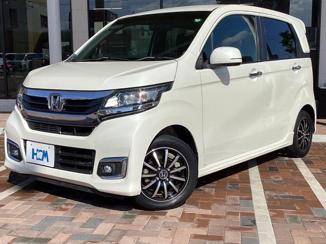 Ｎ－ＷＧＮカスタム Ｇ・ターボパッケージ　衝突軽減　イクリプスナビ　ＴＶ　バックカメラ　ディスチャージヘッドライト　フォグライト　ハーフレザーシート　ビルトインＥＴＣ　スマートキー　プッシュスタート　クルーズコントロール　ＵＳＢチャージャー（3枚目）