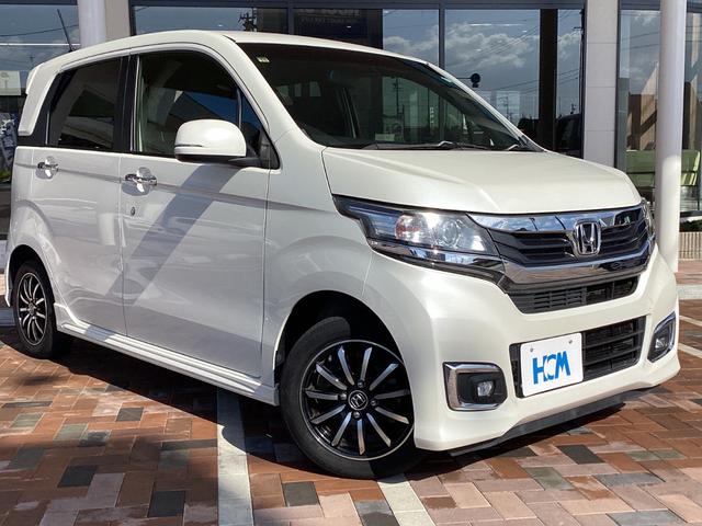 Ｎ－ＷＧＮカスタム Ｇ・ターボパッケージ　衝突軽減　イクリプスナビ　ＴＶ　バックカメラ　ディスチャージヘッドライト　フォグライト　ハーフレザーシート　ビルトインＥＴＣ　スマートキー　プッシュスタート　クルーズコントロール　ＵＳＢチャージャー（4枚目）