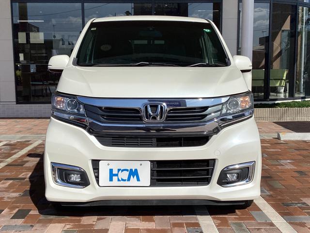 Ｎ－ＷＧＮカスタム Ｇ・ターボパッケージ　衝突軽減　イクリプスナビ　ＴＶ　バックカメラ　ディスチャージヘッドライト　フォグライト　ハーフレザーシート　ビルトインＥＴＣ　スマートキー　プッシュスタート　クルーズコントロール　ＵＳＢチャージャー（7枚目）