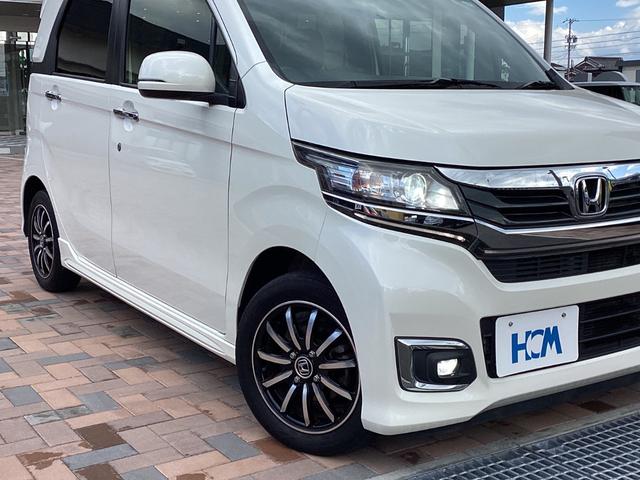 Ｎ－ＷＧＮカスタム Ｇ・ターボパッケージ　衝突軽減　イクリプスナビ　ＴＶ　バックカメラ　ディスチャージヘッドライト　フォグライト　ハーフレザーシート　ビルトインＥＴＣ　スマートキー　プッシュスタート　クルーズコントロール　ＵＳＢチャージャー（11枚目）