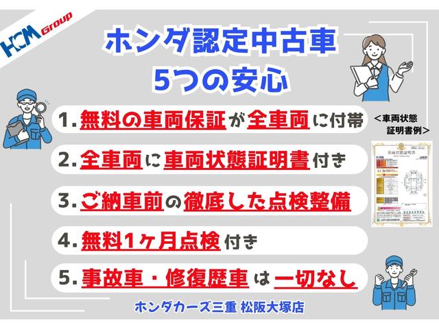 ホンダ認定中古車　５つの安心　ホンダディーラーだから安心できるポイントたくさんございます。お気軽にお問い合わせください。