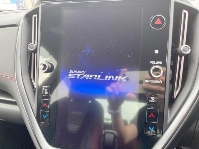 ＷＲＸ　Ｓ４ ＳＴＩスポーツＲ　ＥＸ　禁煙車　ＲＥＣＡＲＯシート　１１．６インチナビ　アイサイトセイフティ＋　フロント・サイド・バックカメラ　ＥＴＣ　メモリーシート　純正１８インチアルミ　ＬＥＤヘッド　ＬＥＤライナー　全席シートヒーター（4枚目）