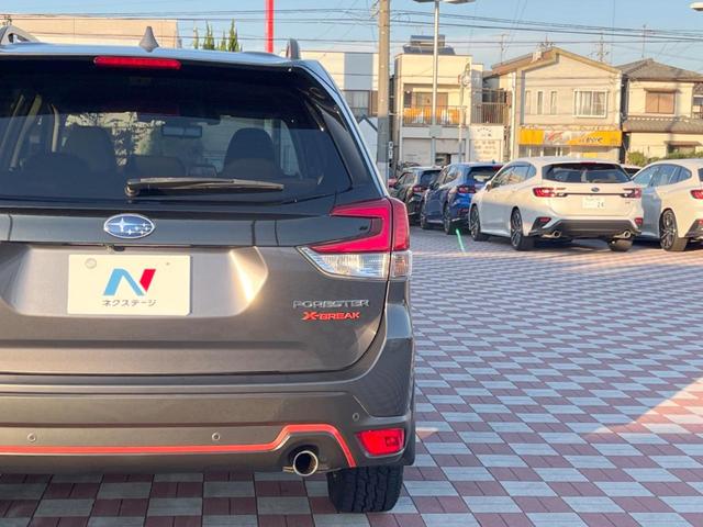 フォレスター X-ブレイク 禁煙車 純正ダイアトーンナビ アイサイトセイフティ+ スマートリアビューミラー パワーバックドア フロント・サイド・バックカメラ ETC 撥水シート 純正17インチアルミ LEDライナー ルーフレール(24枚目)