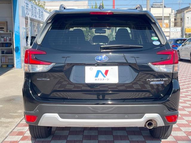 フォレスター アドバンス 禁煙車 純正パナソニックナビ アイサイトセイフティ+ スマートビューミラー フロント・サイド・バックカメラ パワーバックドア ETC 純正18インチアルミ ルーフレール フリップダウン LEDライナー(15枚目)