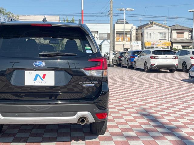 フォレスター アドバンス 禁煙車 純正パナソニックナビ アイサイトセイフティ+ スマートビューミラー フロント・サイド・バックカメラ パワーバックドア ETC 純正18インチアルミ ルーフレール フリップダウン LEDライナー(28枚目)