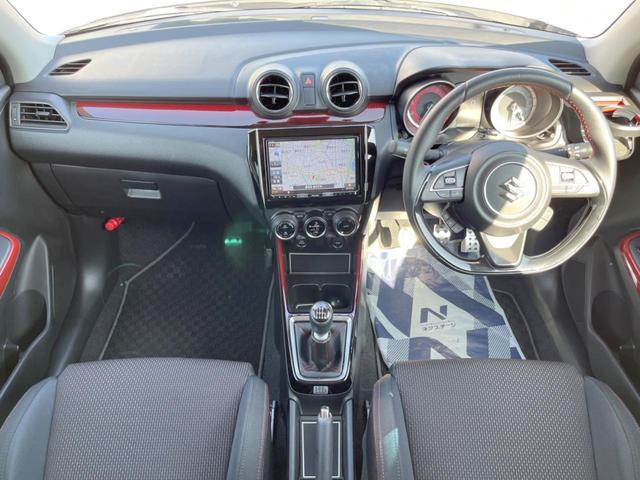 スイフトスポーツ ベースグレード 禁煙車 全方位モニター 純正8インチSDナビ ETC2.0 運転席シートヒーター スマートキー デジタルルームミラー クルーズコントロール LEDヘッドライト 純正17インチアルミホイール(2枚目)