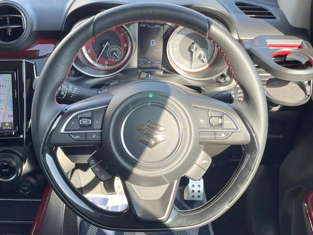 スイフトスポーツ ベースグレード 禁煙車 全方位モニター 純正8インチSDナビ ETC2.0 運転席シートヒーター スマートキー デジタルルームミラー クルーズコントロール LEDヘッドライト 純正17インチアルミホイール(11枚目)