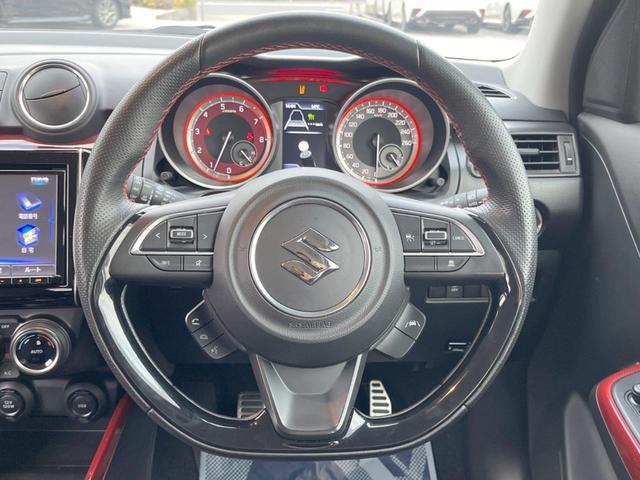 スイフトスポーツ ベースグレード　禁煙車　純正パナソニック製８インチナビ　全方位カメラ　運転席シートヒーター　ＥＴＣ　専用スポーツシート　ＬＥＤヘッドライト　純正１７インチアルミ　セーフティサポート　スマートキー　クルコン　６速ＭＴ（31枚目）